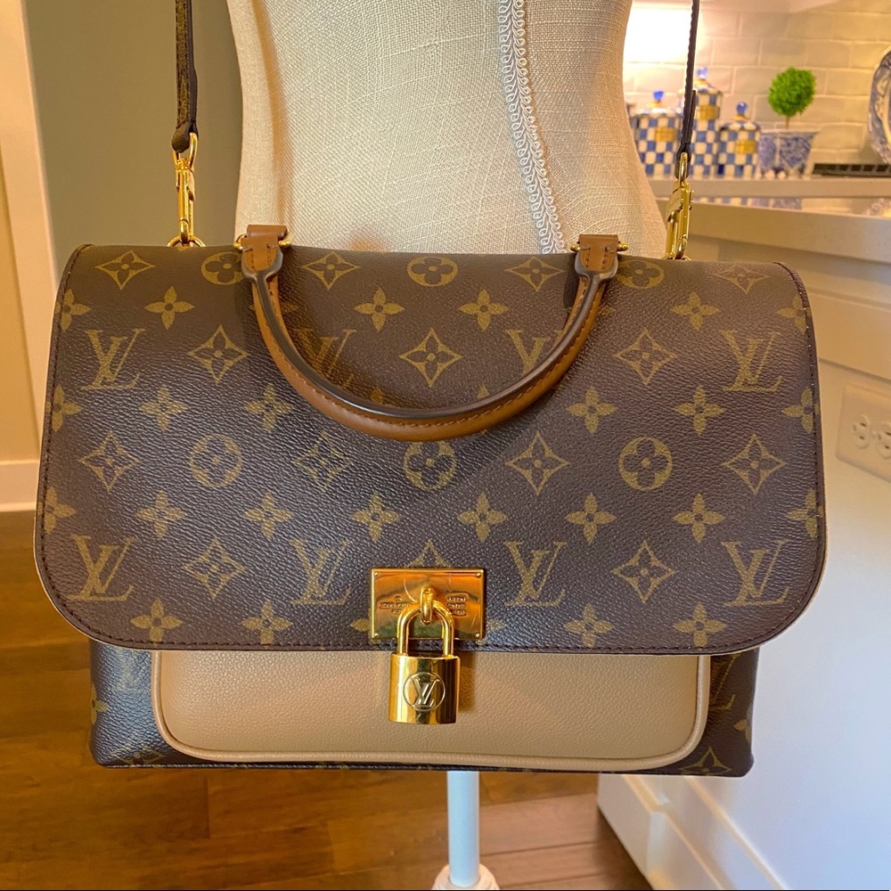 Louis Vuitton Marignan Sesame Handbag! AMAZING LIKE NEW!